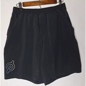 Lululemon x Peloton Men's Shorts Medium Black Pace Breaker Lined Drawstring 9